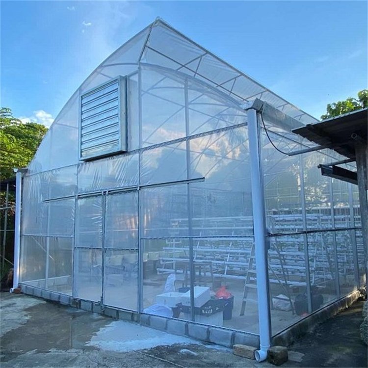 Butterfly Type Agricultural Tunnel Single-span Greenhouse Fully Automated Blackout Greenhouse Vegetable and Fruits Planting