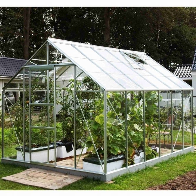 Easily assembled waterproof greenhouse polycarbonate aluminum frame pc garden walk-in greenhouse