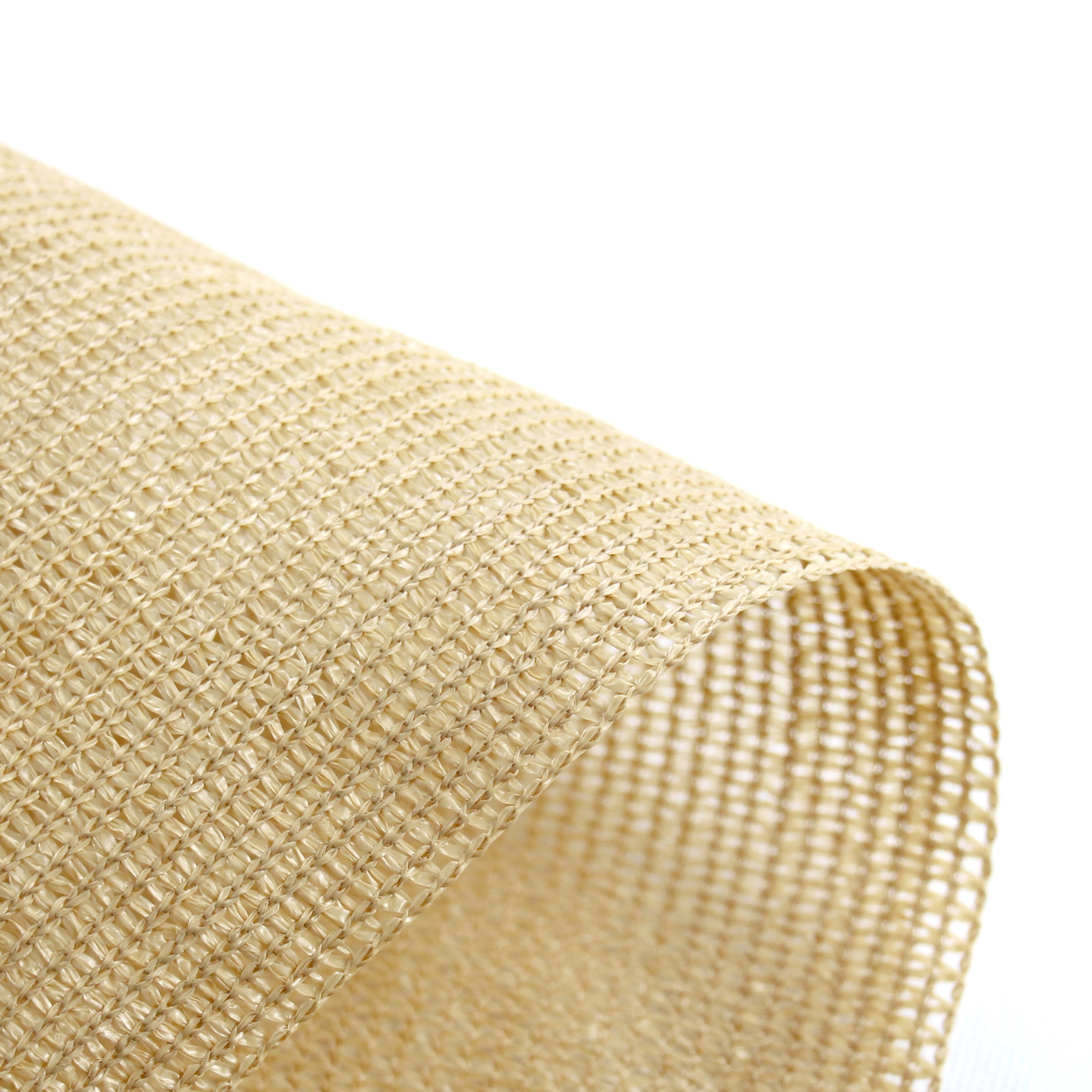 HDPE Virgin Materials shade net beige color sun shade net