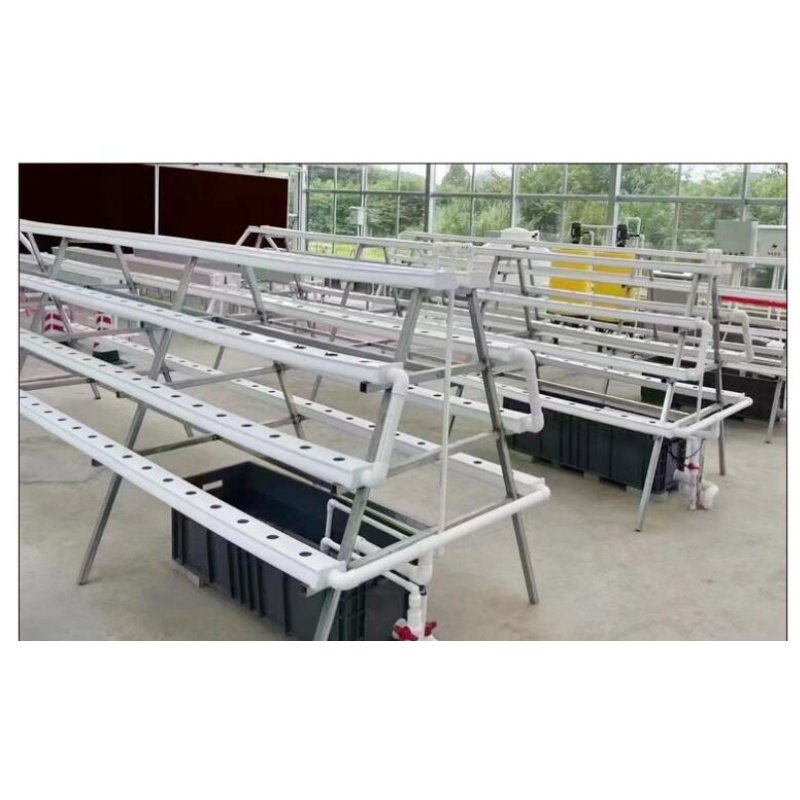Hydroponic vegetable growing system pvc hydroponic tube for strawberry/lettuce hydroponic