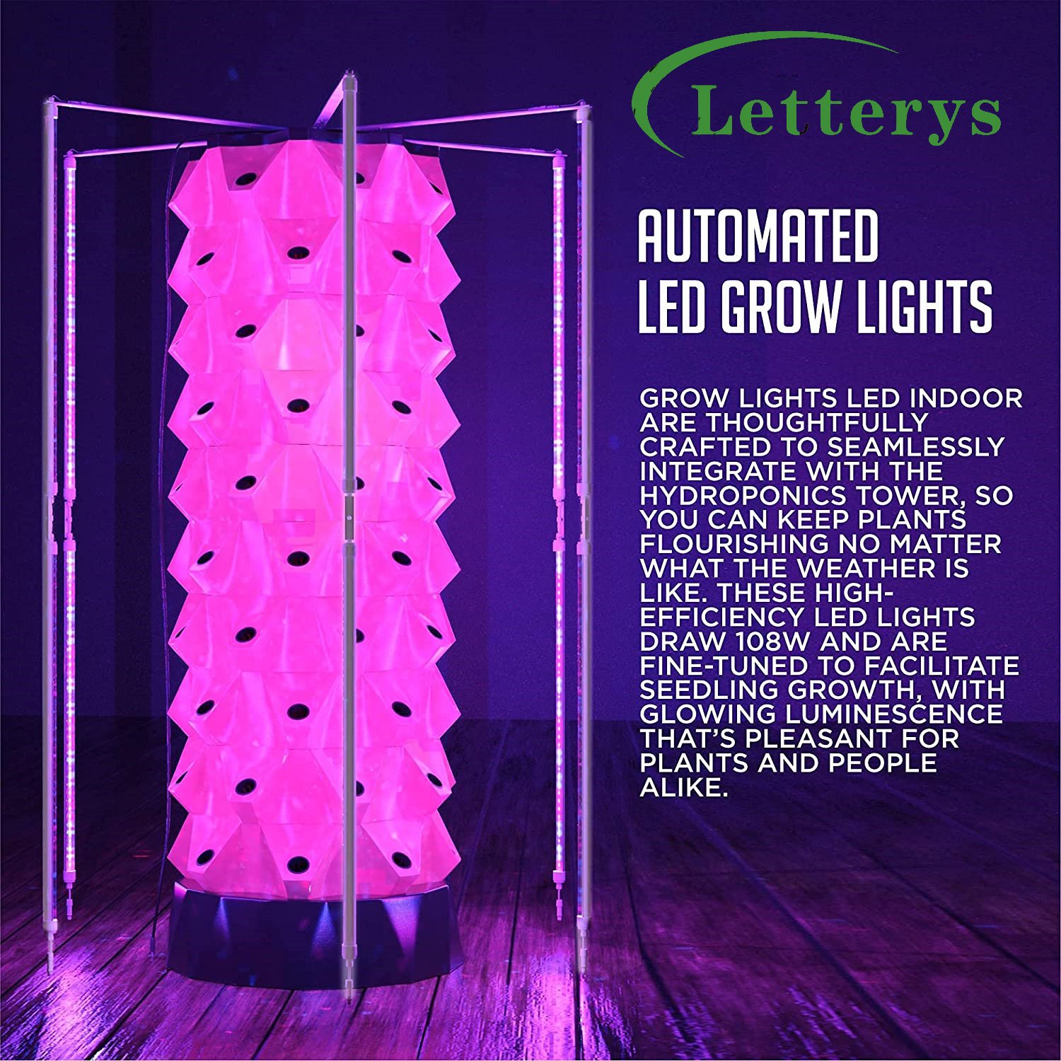 Hydroponics system plant LED Hydroponic Smart Plant Grower