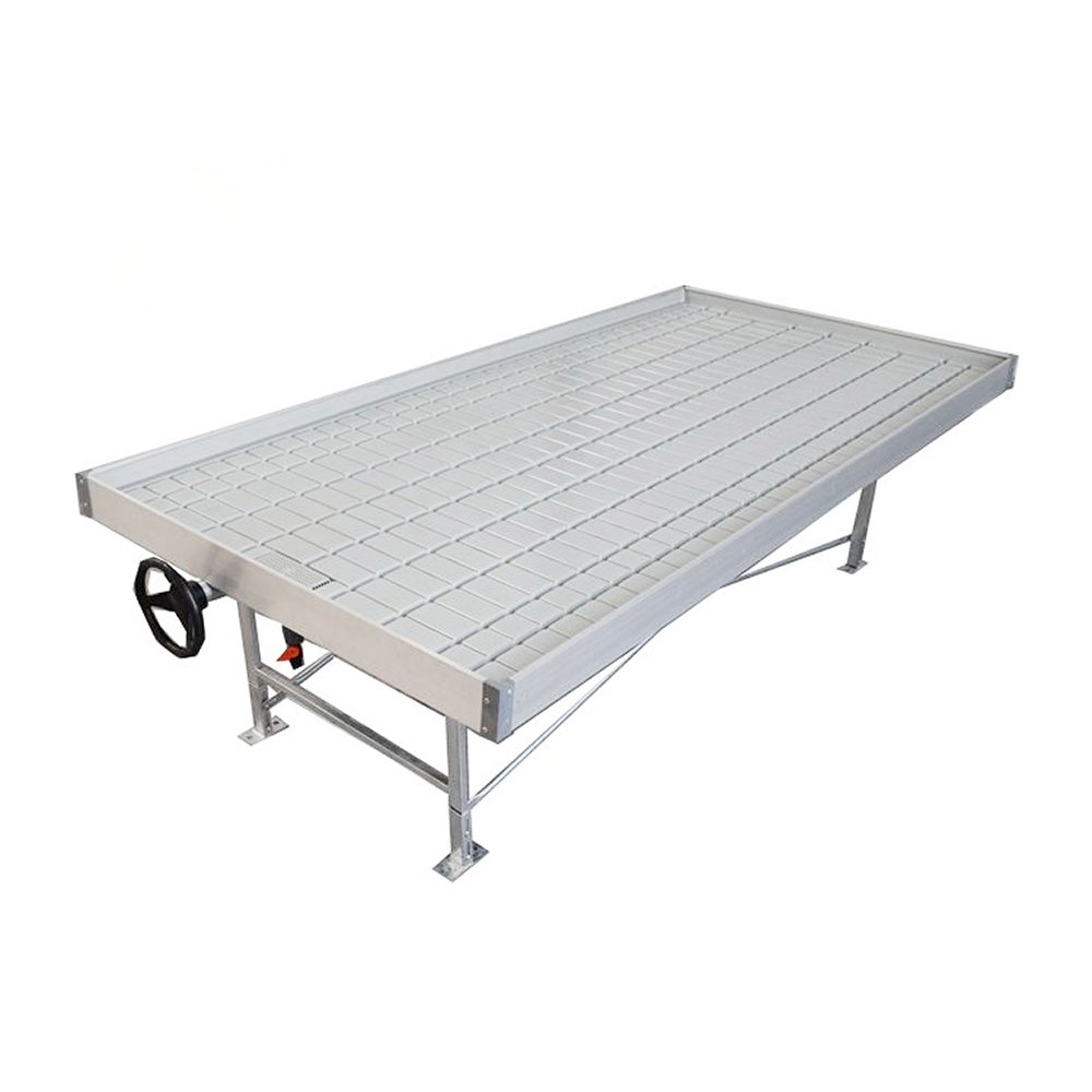 2023 Hot-Selling Hydroponic Greenhouse Table Seedbed Ebb And Flow Rolling Bench