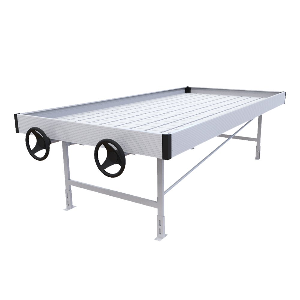 2023 Hot-Selling Hydroponic Greenhouse Table Seedbed Ebb And Flow Rolling Bench