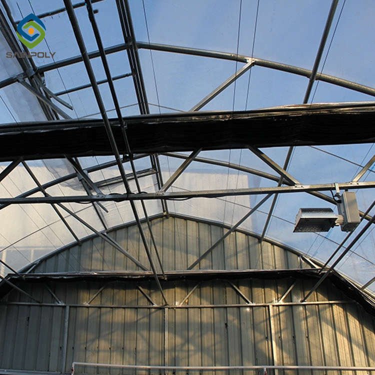 Sainpoly low cost polyhouse agriculture greenhouse light deprivation blackout greenhouse