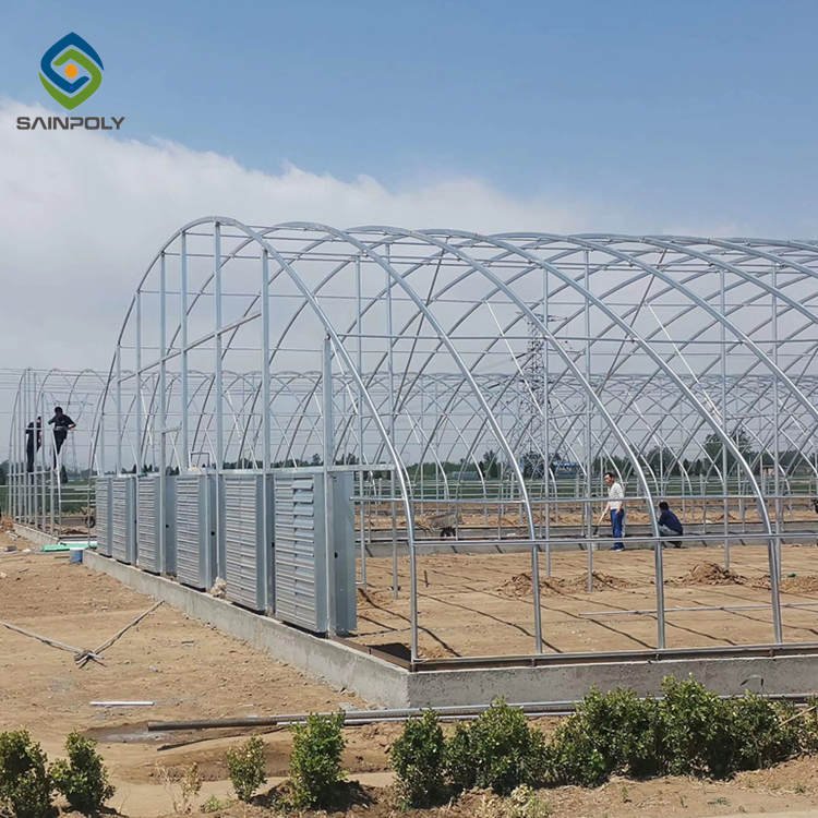 Single-span desert hothouse greenhouse