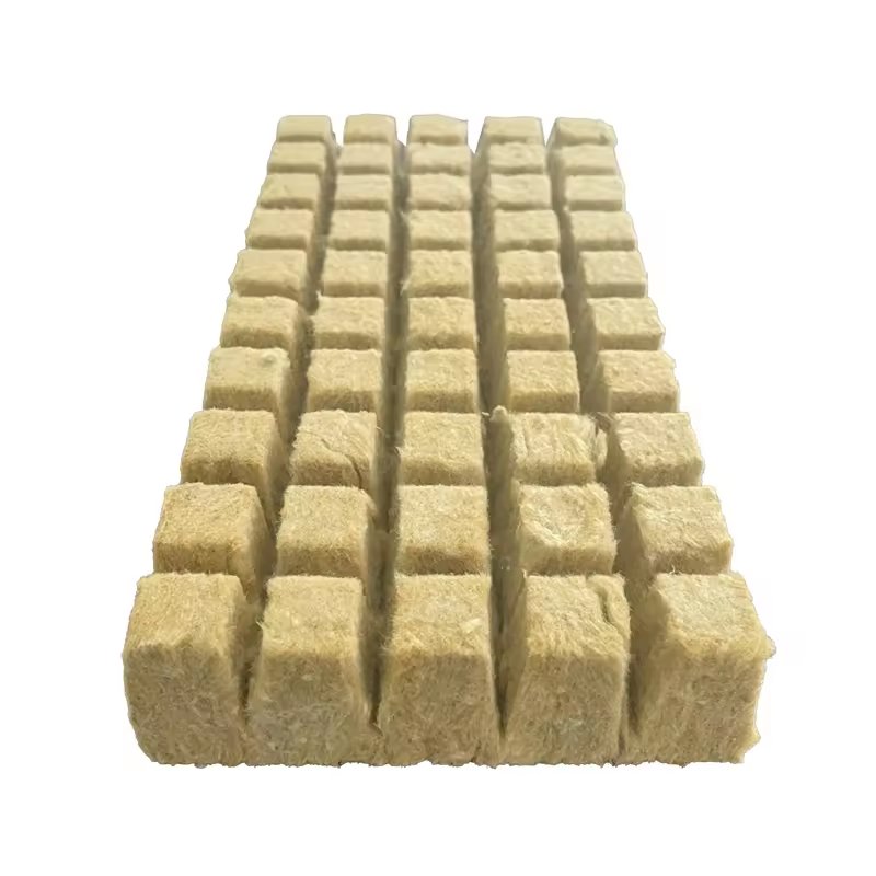 Agricultural Greenhouses Use 25*25*30MM Rock Wool Cubes for Optimal Plant Growth