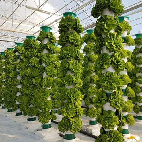 ONE-one Agricultural greenhouses vertical farming aeroponics system hydroponic grow tower garden vertical hydroponic system