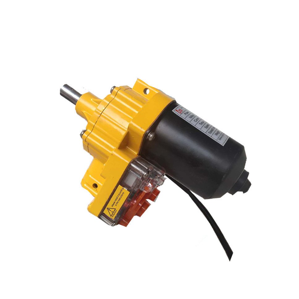 Hot Sale Dc 24v Ventilation Controller Power Roll Up Motor Unit Greenhouse Plastic Film Electric Roll Up Motor -