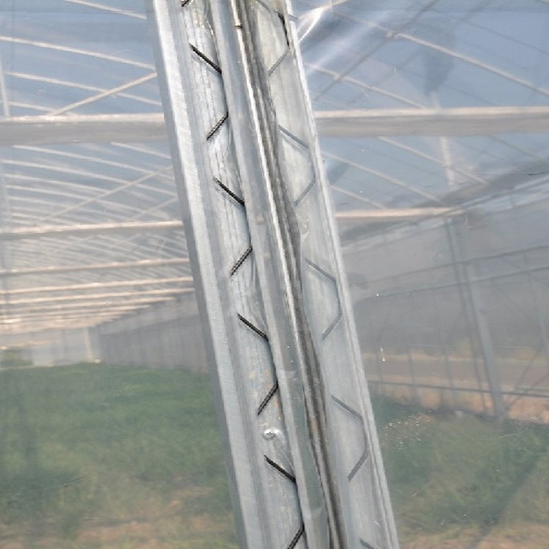High Quality galvanized steel Lock Profile Aluminum Profile channel zigzag wire for Agriculture Greenhouse film