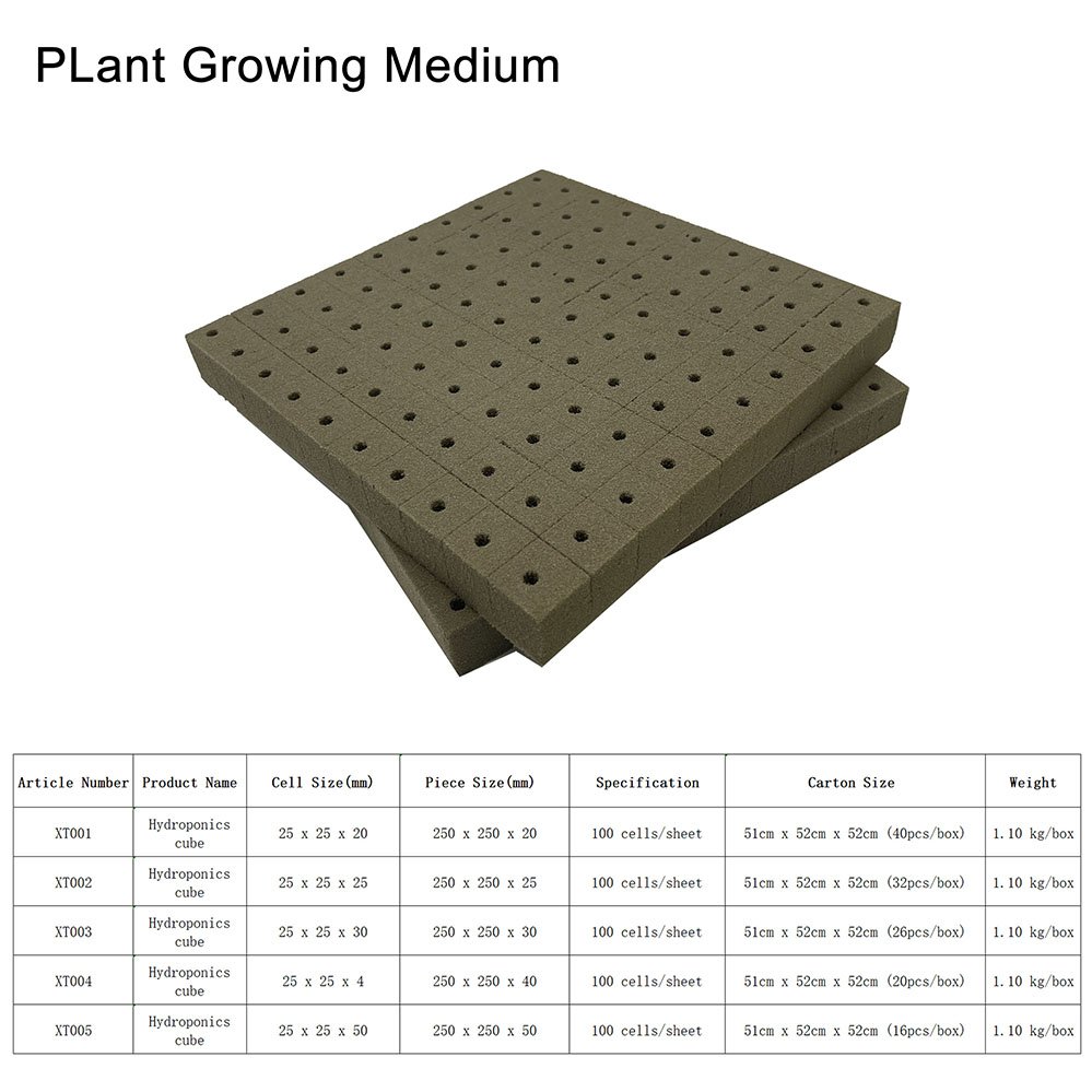 25*25*25mm Seed Planting Cubes Hydroponic System Accessories Germinating Cubes 150 cubes