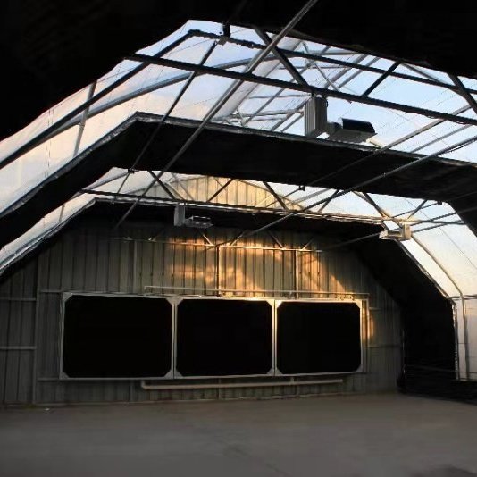 Brand New Automated High Tunnel Blackout Light Deprivation Hemp Mushroom Growing Customized Greenhouse