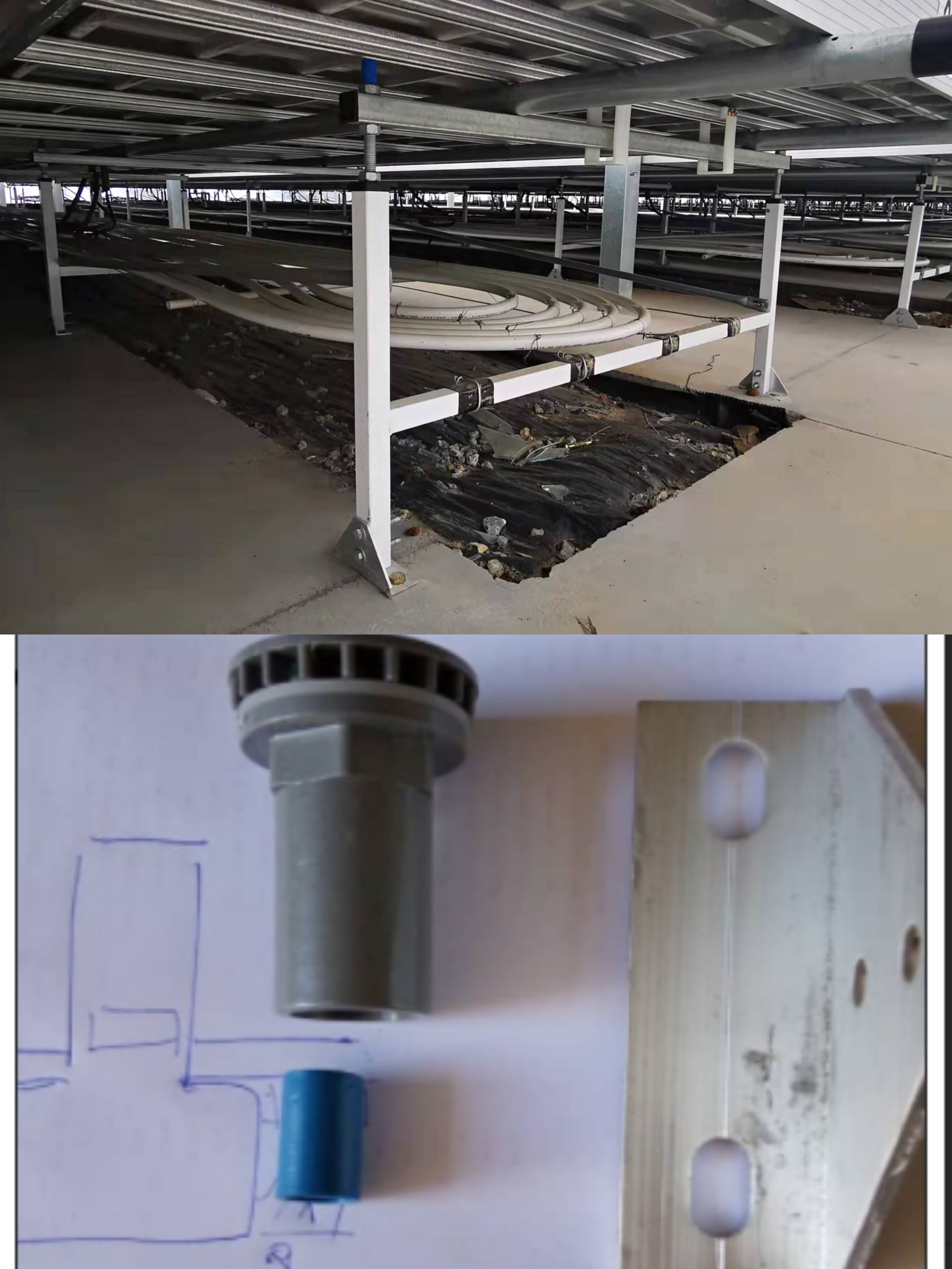Flower Plant Growing Trays Ebb and Flow Rolling Tables for Agricultural Greenhouses