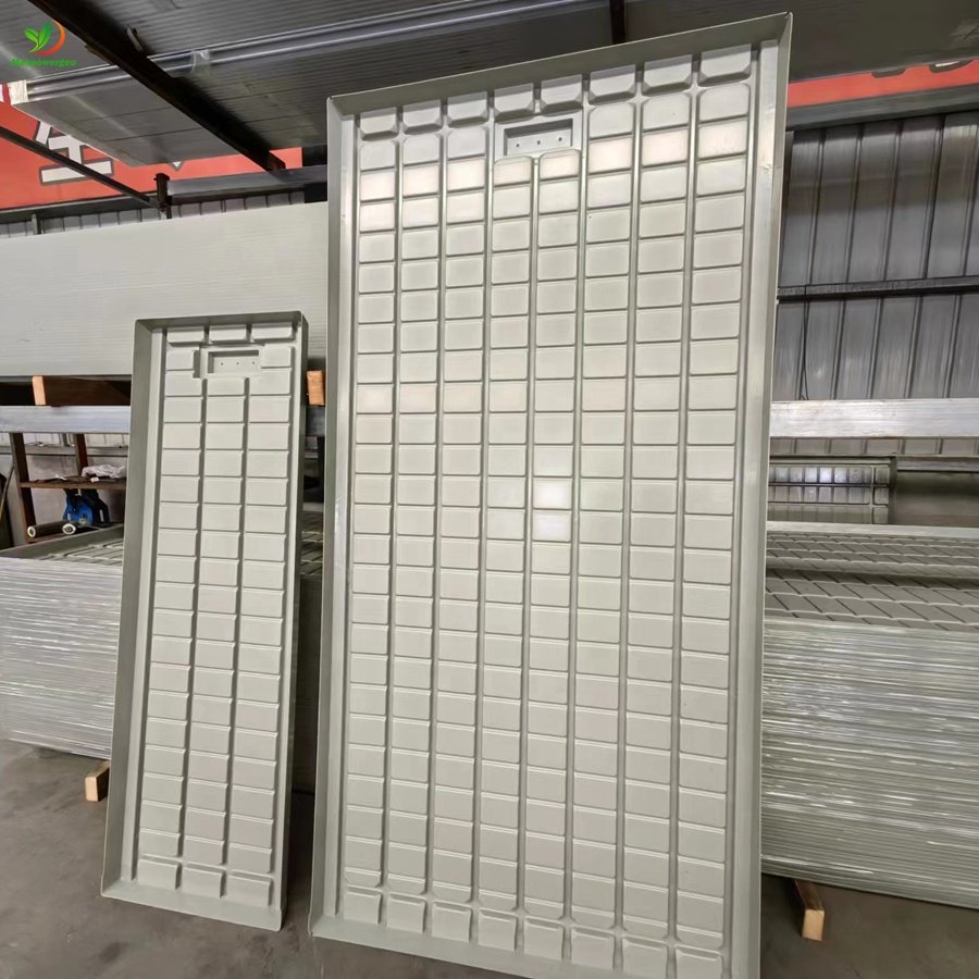 5x5 4x8 hydroponic ebb and flow trays 5x10 for greenhouse letuce Parsley plants nursery