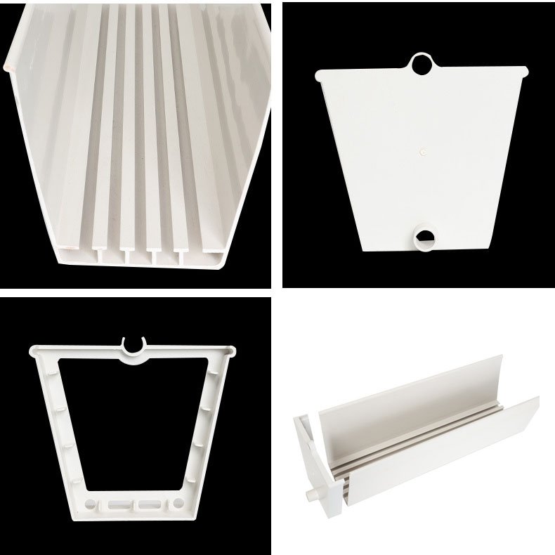Hydroponic Greenhouses Commercial Strawberry Planting Gutter Greenhouse PVC strawberry trough Hydroponic Growing Tray