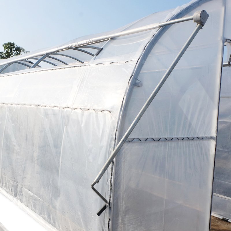 Roof opening Garden Greenhouse Single-Span Agricultural Greenhouses Tunnel Plastic garden greenhouses