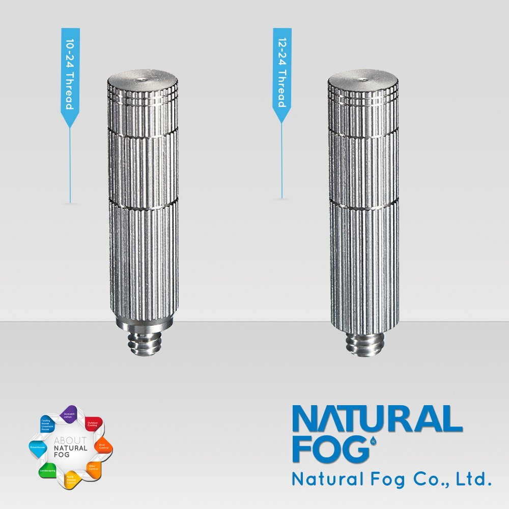 Taiwan Natural Fog Metal Drip Free Poultry Farm Cooling Fine Water Mist Nozzle