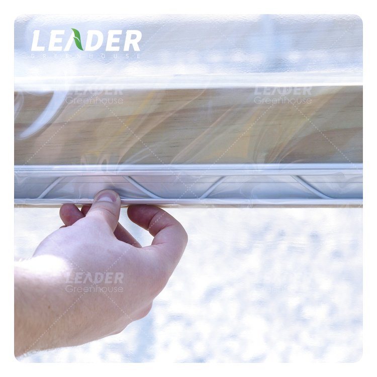 Agricultural film lock channel 2.3mm plastic coated galvanized wiggle wire spring lock zigzag wire for tunnel greenhouse