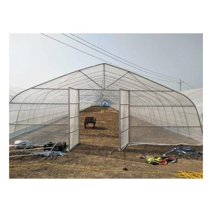 Agriculture greenhouse aluminium metal equipment vegetable tunnel greenhouses