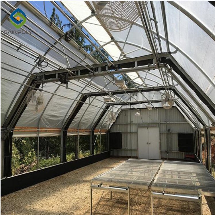 Sainpoly buy greenhouse blackout outdoor greenhouse for sale green commercial hous farm hydroponic greenhouses
