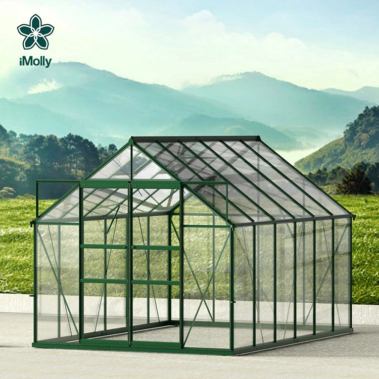 Newly Produced Garden Greenhouses Using Polycarbonate and Aluminum Frames
