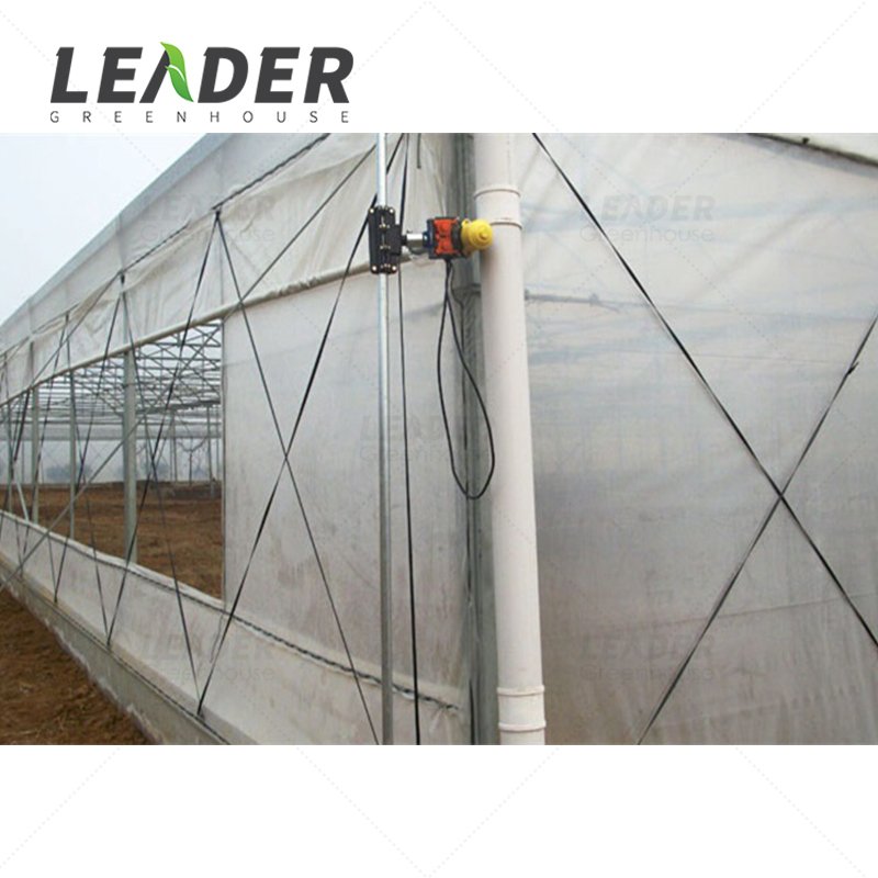 Agricultural tunnel greenhouse top side ventilation ac220v 100w dc24v 80w film electric roll up motor with creeper control box