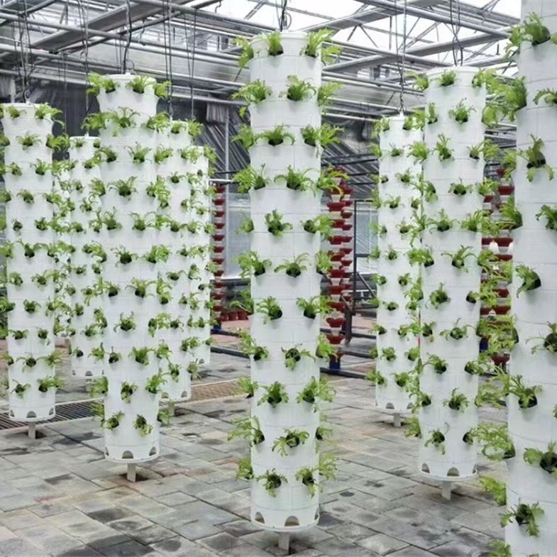 new agricultural greenhouse indoor aeroponic hydroponic system pineapple tower garden hydroponic growing system vertical