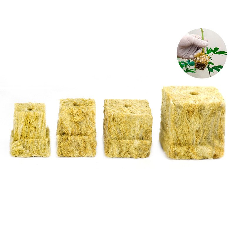 New agricultural greenhouse rock wool cubes hydroponic grow for garden vertical hydroponic system