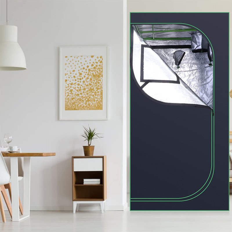 36''x36''x72'' Plant Grow Tent Hydroponic Higher Density 600D Mylar Reflective Indoor Plant Greenhouse for Vegetables Flower