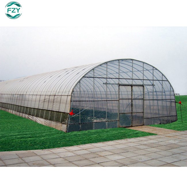 sale commercial single span plastic green house structure tomato plants growing tunnels prefab agricultural greenhouses frame
