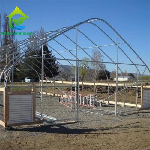 High Wind Resistance With Low Cost For Agricultural Greenhouses Metal Frame