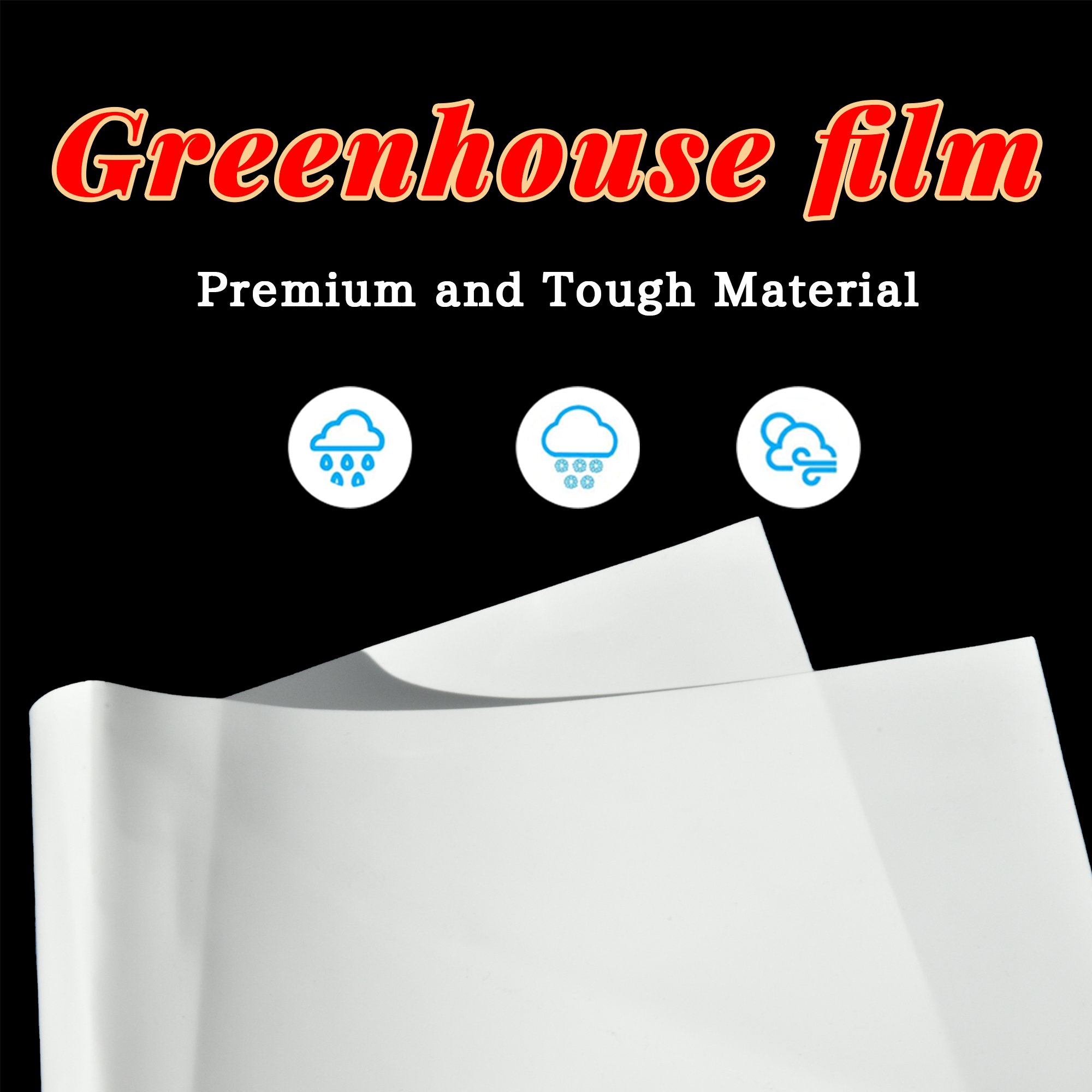 attractive design reliable reputation greenhouse film for Garden seedlings
