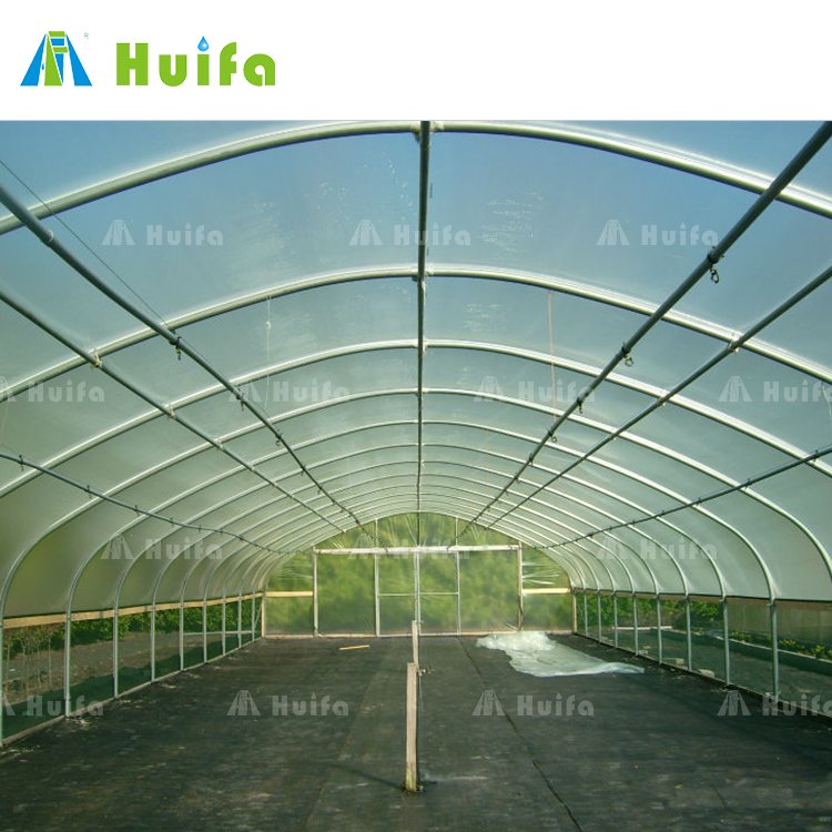 Chinese Single Span Plastic Film Tunnel Greenhouse Agriculture Greenhouse Invernadero Single Arch Cheapest Greenhouse For Sale