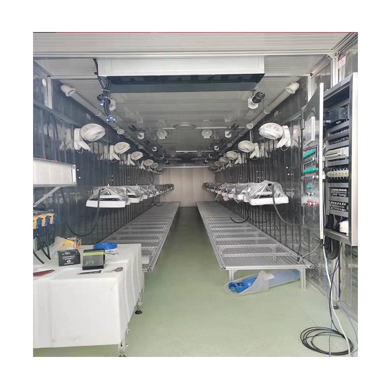 Thailand Hydroponic Hemp Growing Shipping Container Farm Smart Farm Fully Automated Container Greenhouse