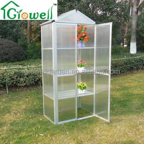 small agricultural greenhouse for flowers