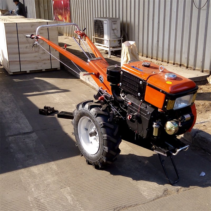 Hand Held 2 Wheel Motocultor 15 18hp for Farm with Tiller and Disc Plough