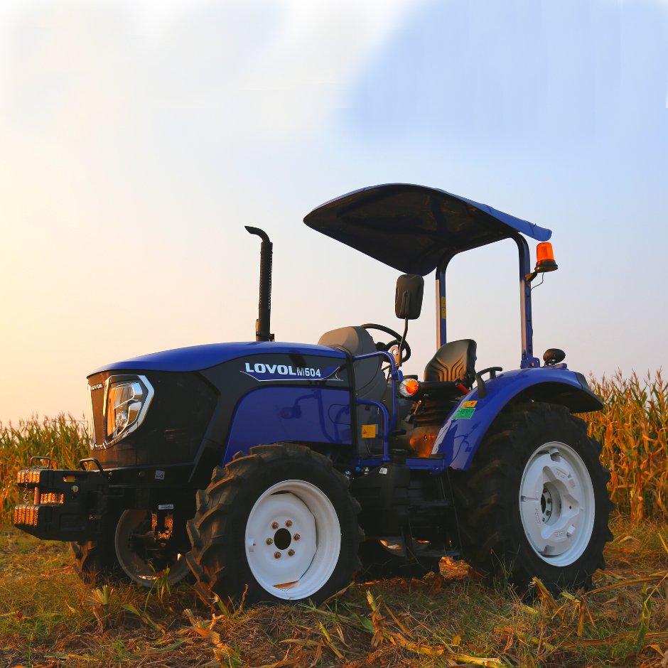 Agricultural Tractors Small 4x4 Compact Mini Farm Tractor with Plow Front Loader Price Yto Tractor