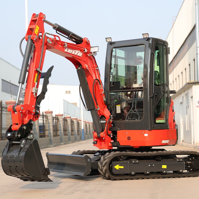 Mini Tractor With Front Loading And Backhoe Digger Micro Excavator Mini Digger With Wheels Excavator Mini