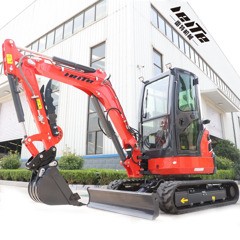 Mini Tractor With Front Loading And Backhoe Digger Micro Excavator Mini Digger With Wheels Excavator Mini
