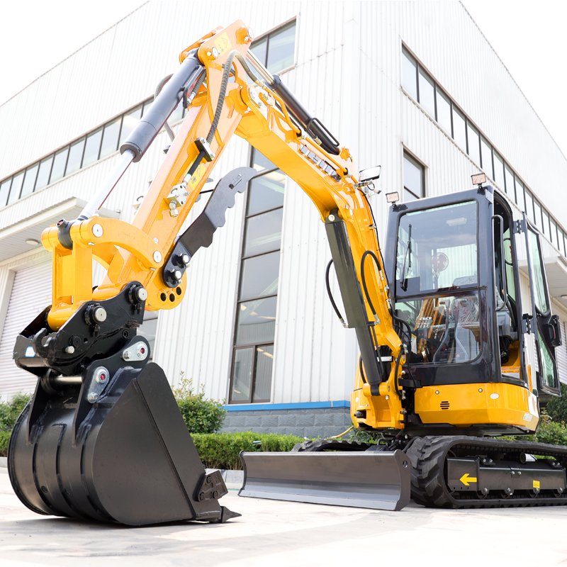 Mini Tractor With Front Loading And Backhoe Digger Micro Excavator Mini Digger With Wheels Excavator Mini