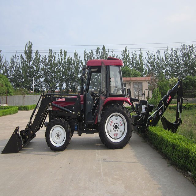 Mini/Small New Tractors for Agriculture with Front Loader Tractor Implements, Equipment, Attachments for Farm