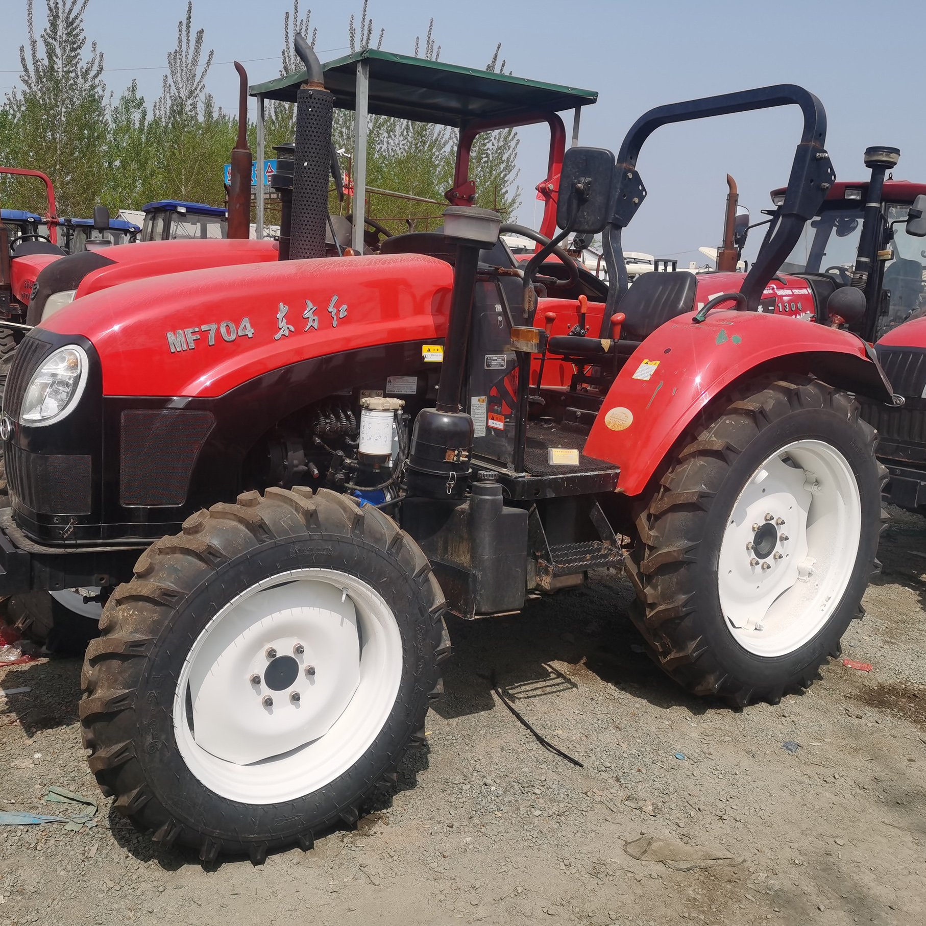China 50HP 60HP 70HP Agricultural Machinery Farm Wheel Tractor Used 4X4WD Used Farm Tractors with Good Conditions for Sale