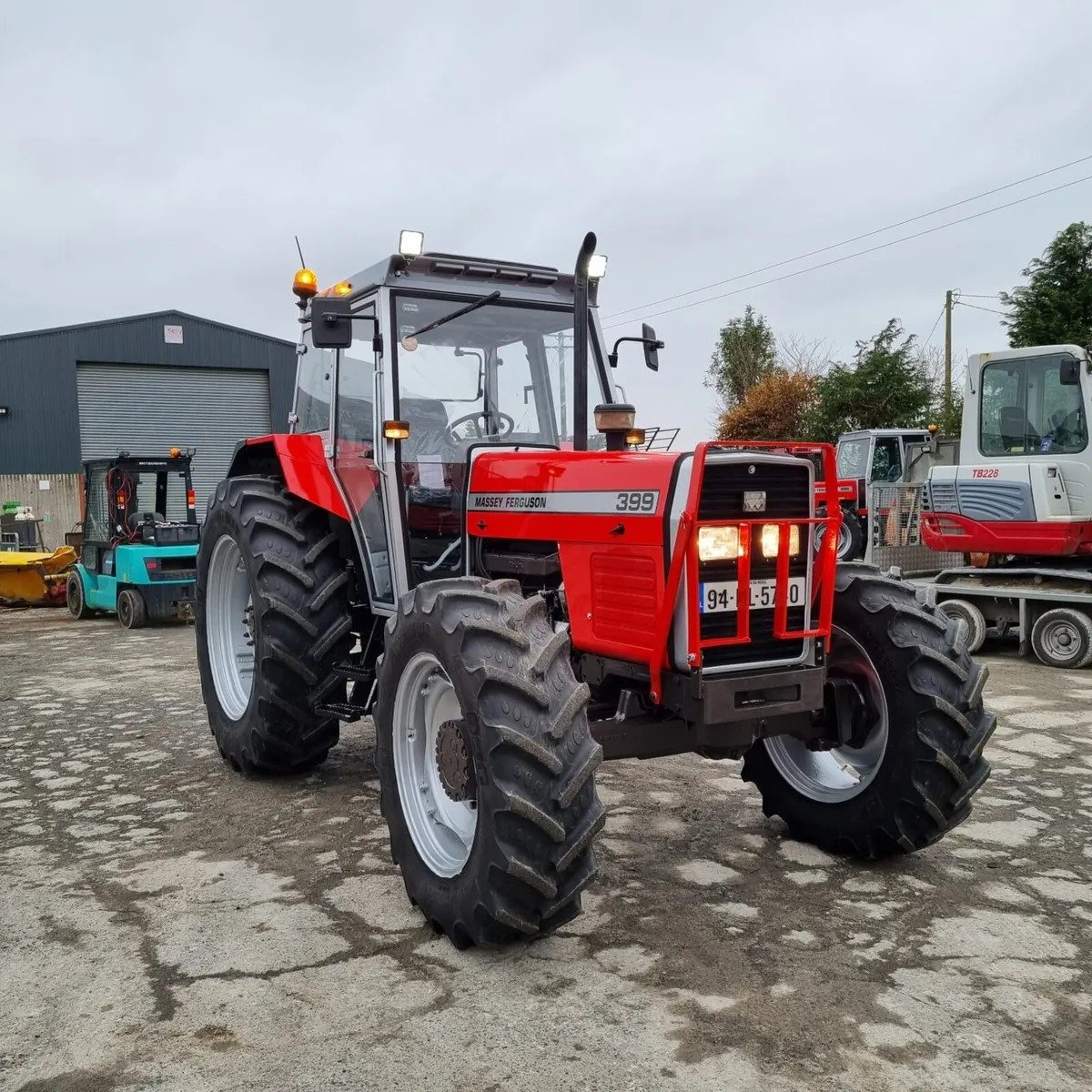 Used Massey Ferguson 399 Wheel Tractor Perkins 90HP Engine Gearbox & Bearing for Farms