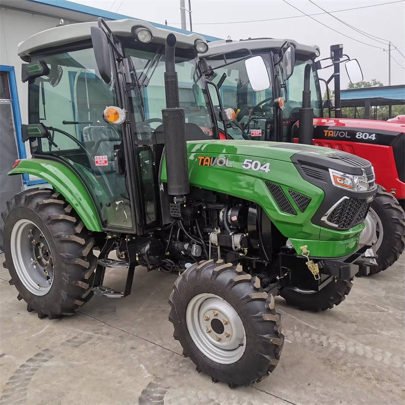 Four Wheel Drive 60HP 70HP Farm Wheel Tractor with Cabin for Agriculture