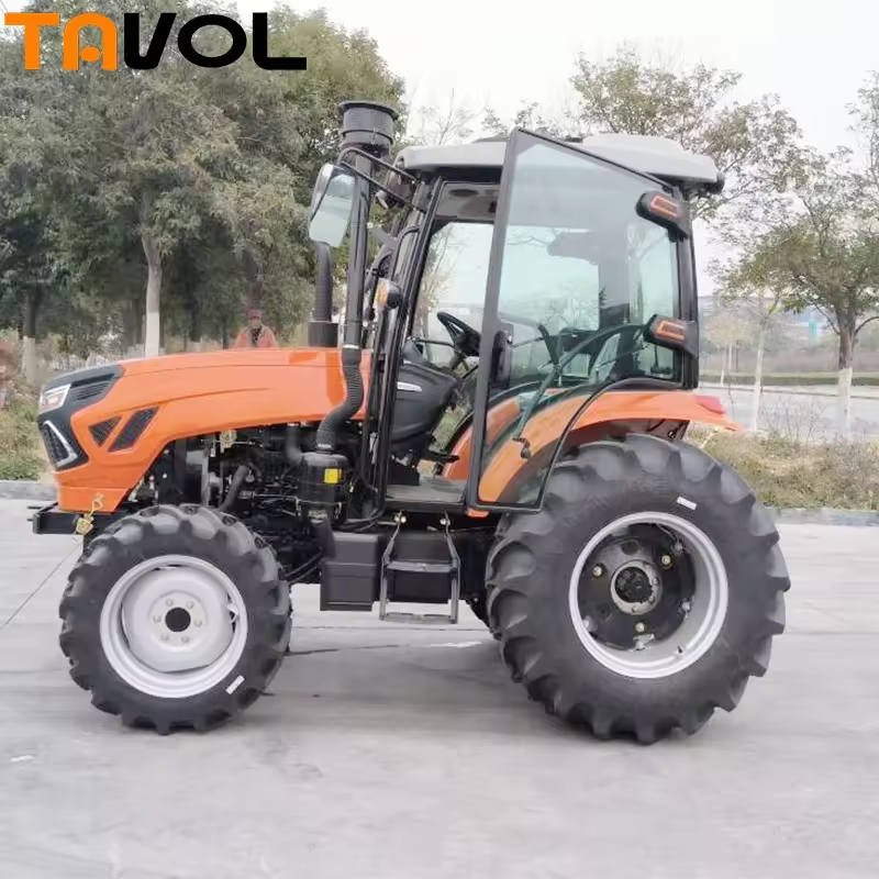 Four Wheel Drive 60HP 70HP Farm Wheel Tractor with Cabin for Agriculture