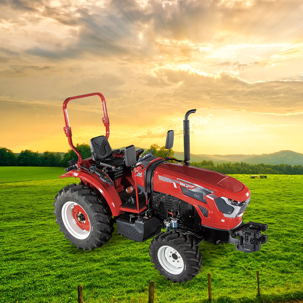Mini Tractor 25 30 35 40 45 50 60 hp 4 Wheel Drive 4wd Farming Agriculture Compact diesel Farm Tractores Agricolas Tractor