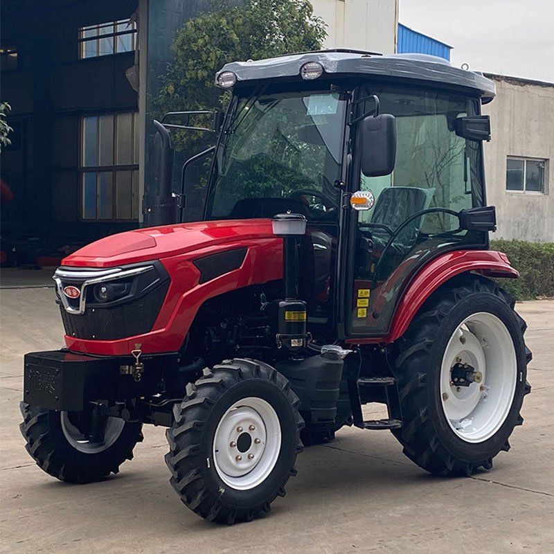EPA Approved 4WD Diesel Tractors 50hp-180hp 4x4 Agriculture Wheel Tractors with CE 2WD Motor for USA Farms Free Shipping