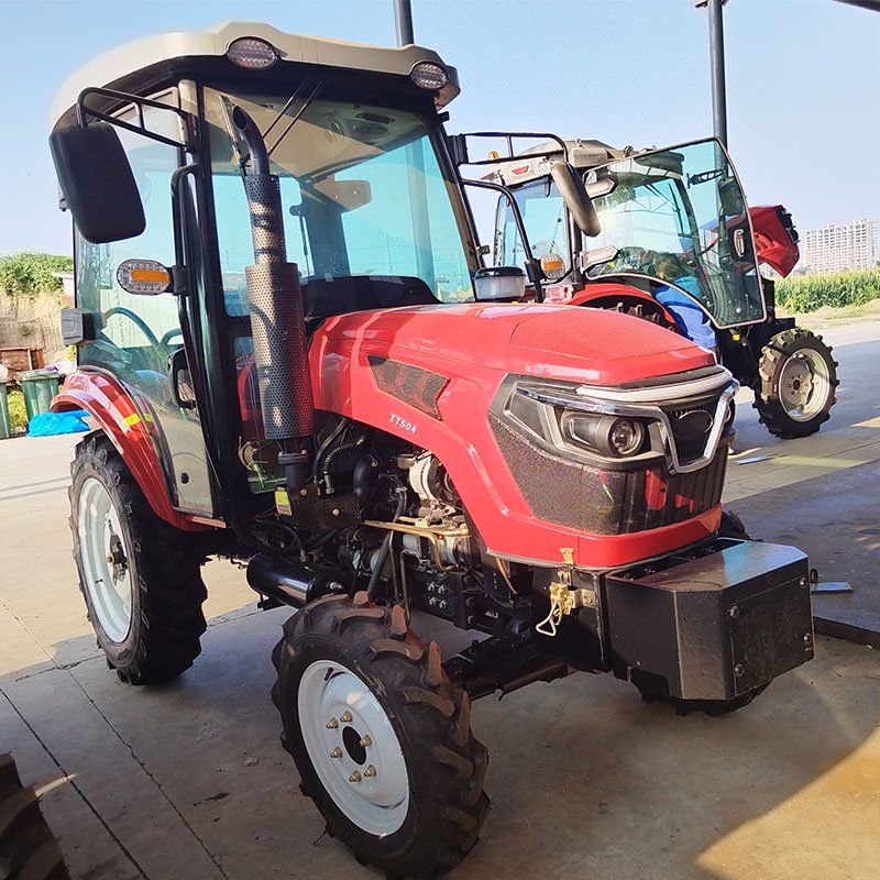EPA Approved 4WD Diesel Tractors 50hp-180hp 4x4 Agriculture Wheel Tractors with CE 2WD Motor for USA Farms Free Shipping