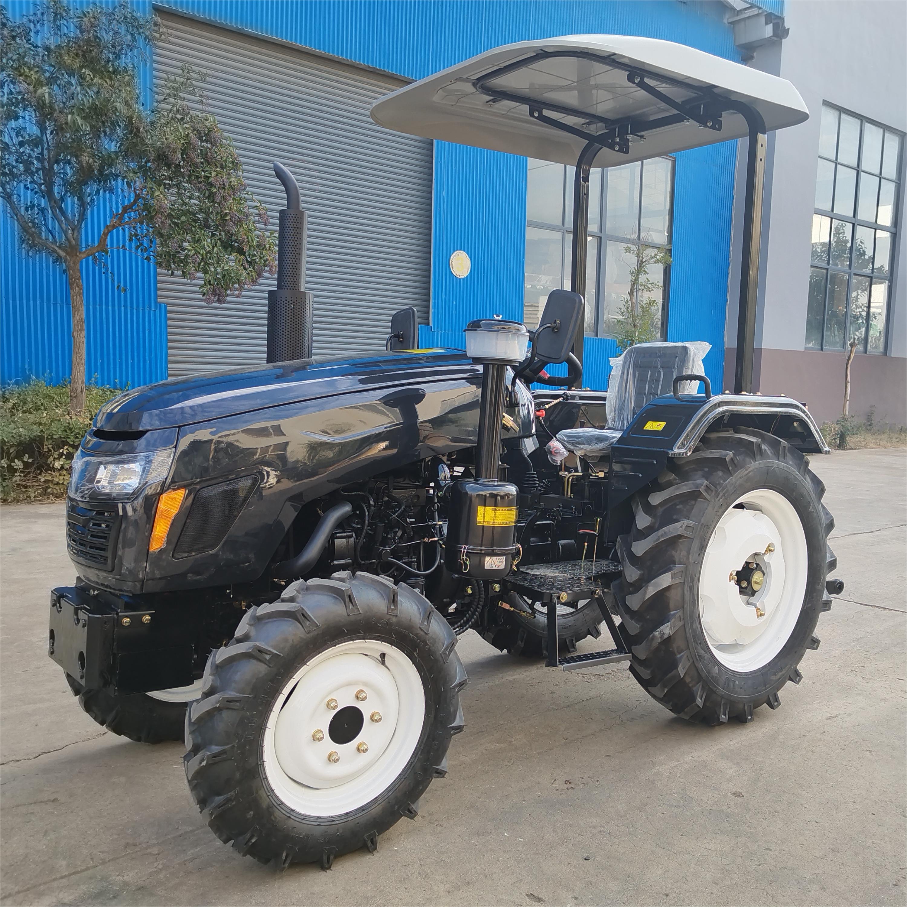 Farming 4wd Wheeled Traktor Machinery 4x4 Agricola Compact Tractor Tractores Price Small Mini Agricultural Farm Tractor