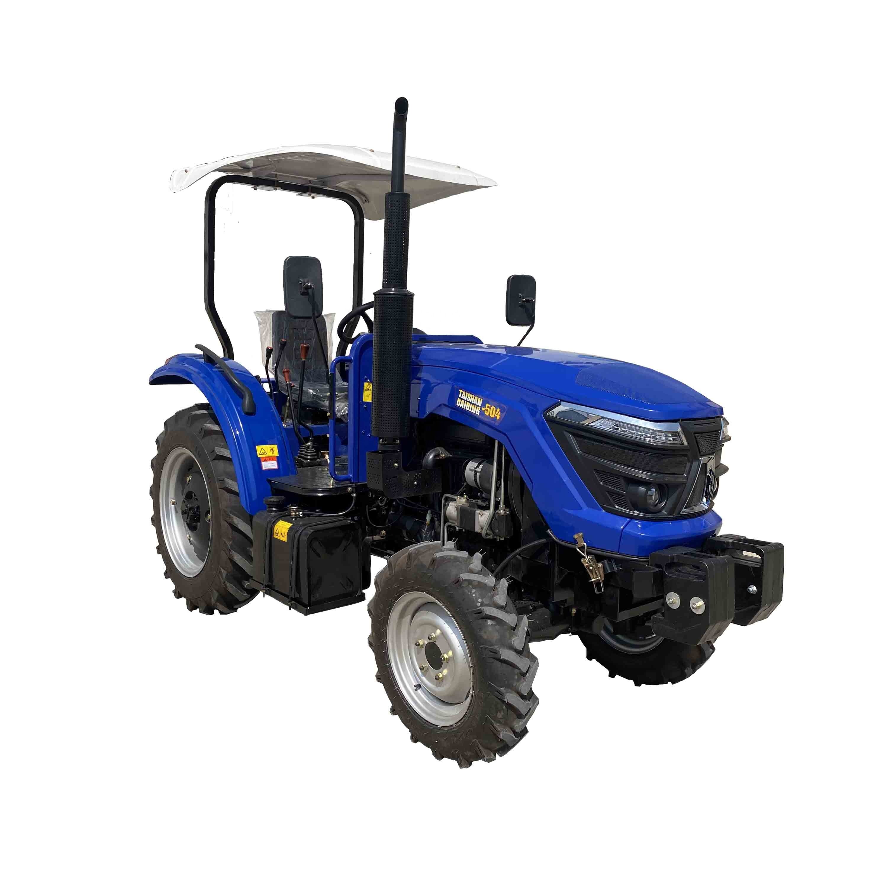 50 hp Multipurpose Agriculture Tire Farm 4Wd Tractor With Loader for Farming Project in Mexico