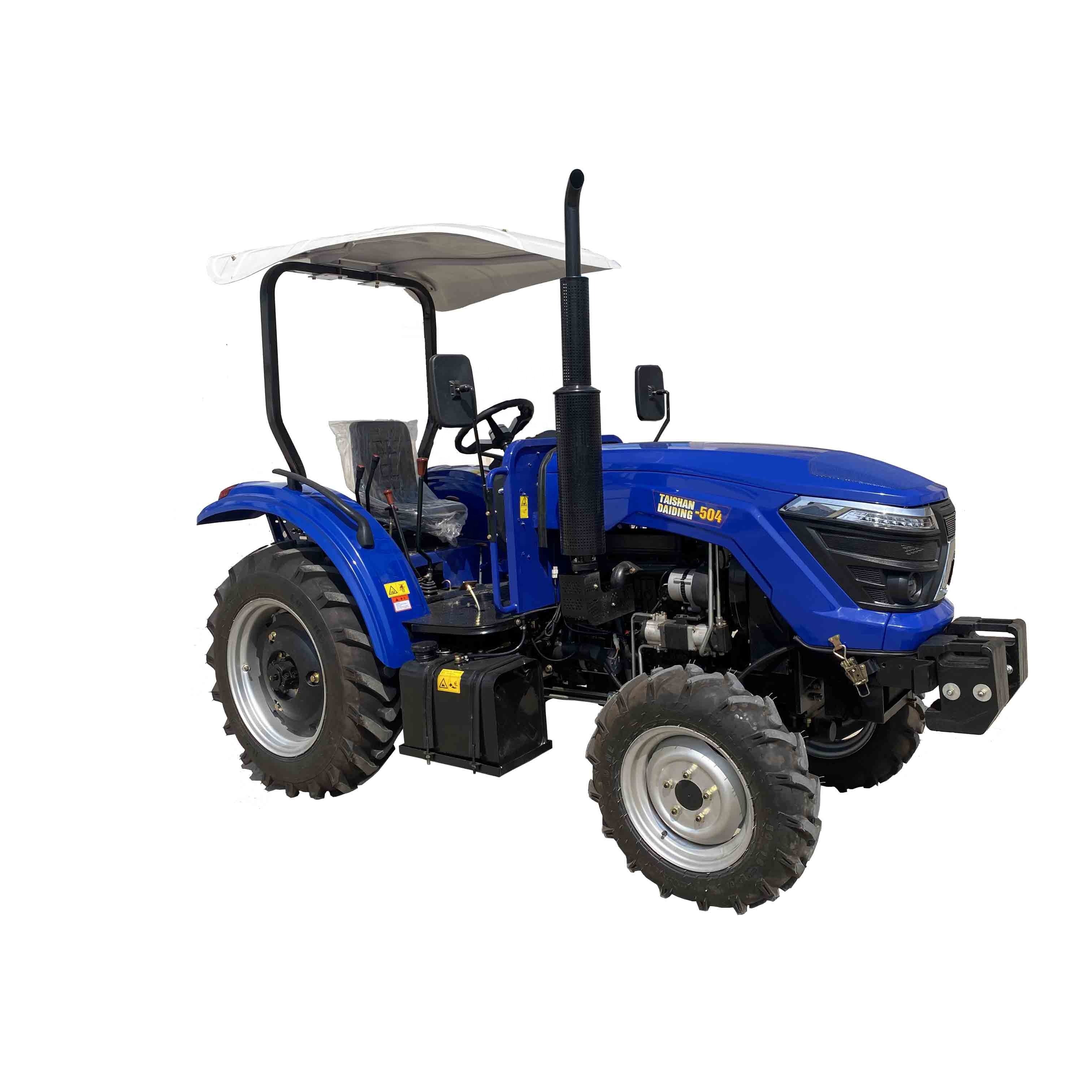 50 hp Multipurpose Agriculture Tire Farm 4Wd Tractor With Loader for Farming Project in Mexico
